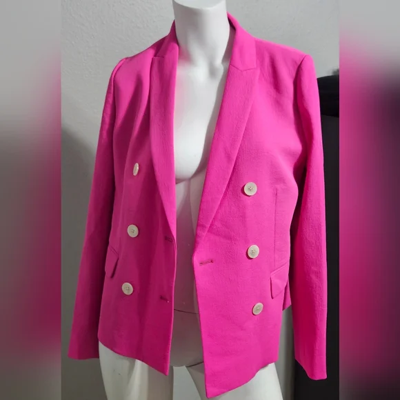NWT J.CREW pink blazer size 4 - Picture 4 of 10